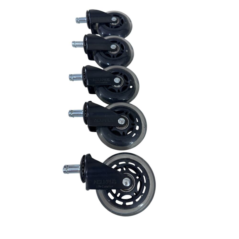 "NAUHAUS" Life In Curation Wheels, Set of 5, Nice‎ Heavy Duty